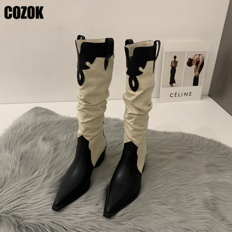 Burning Man Western Cowboy Boot