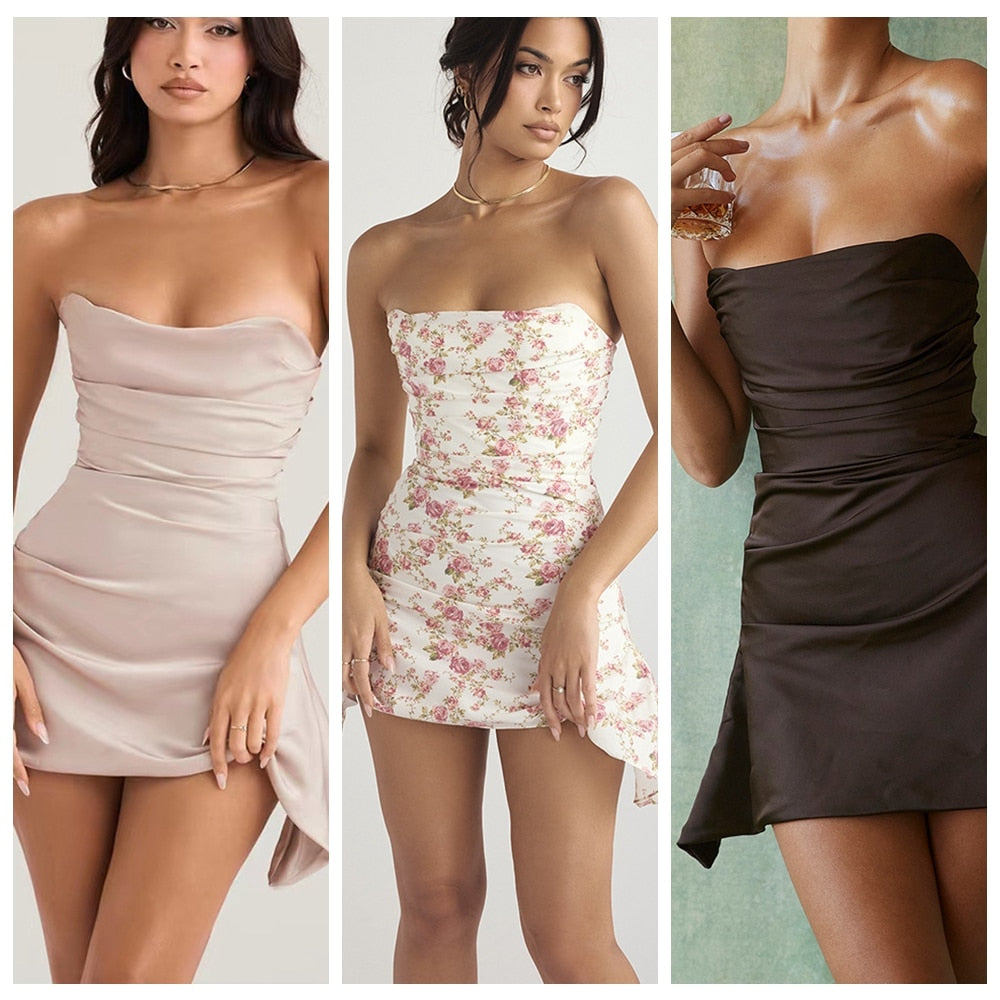 Sweeny Satin Mini Dress