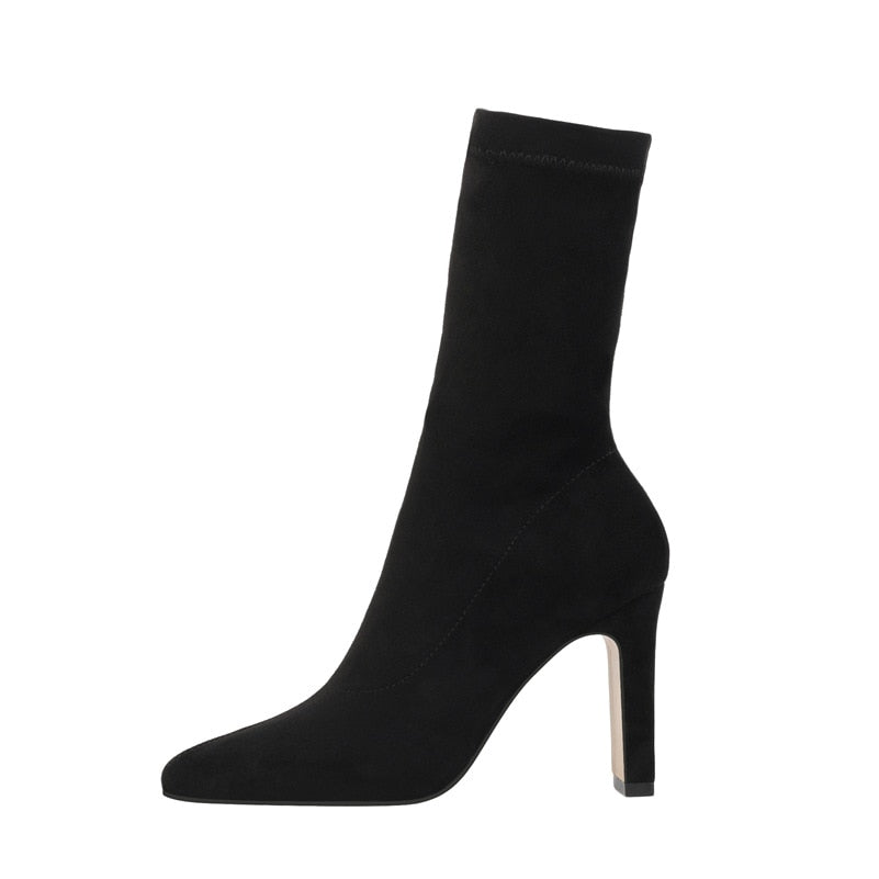 Polly Perspex Ankle Boots