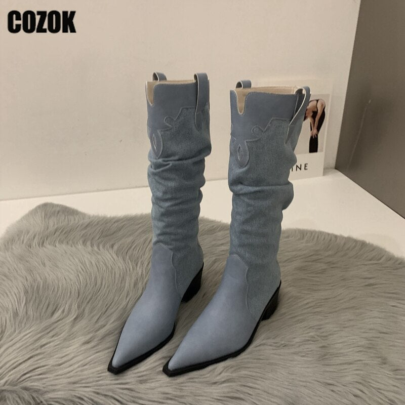 Burning Man Western Cowboy Boot