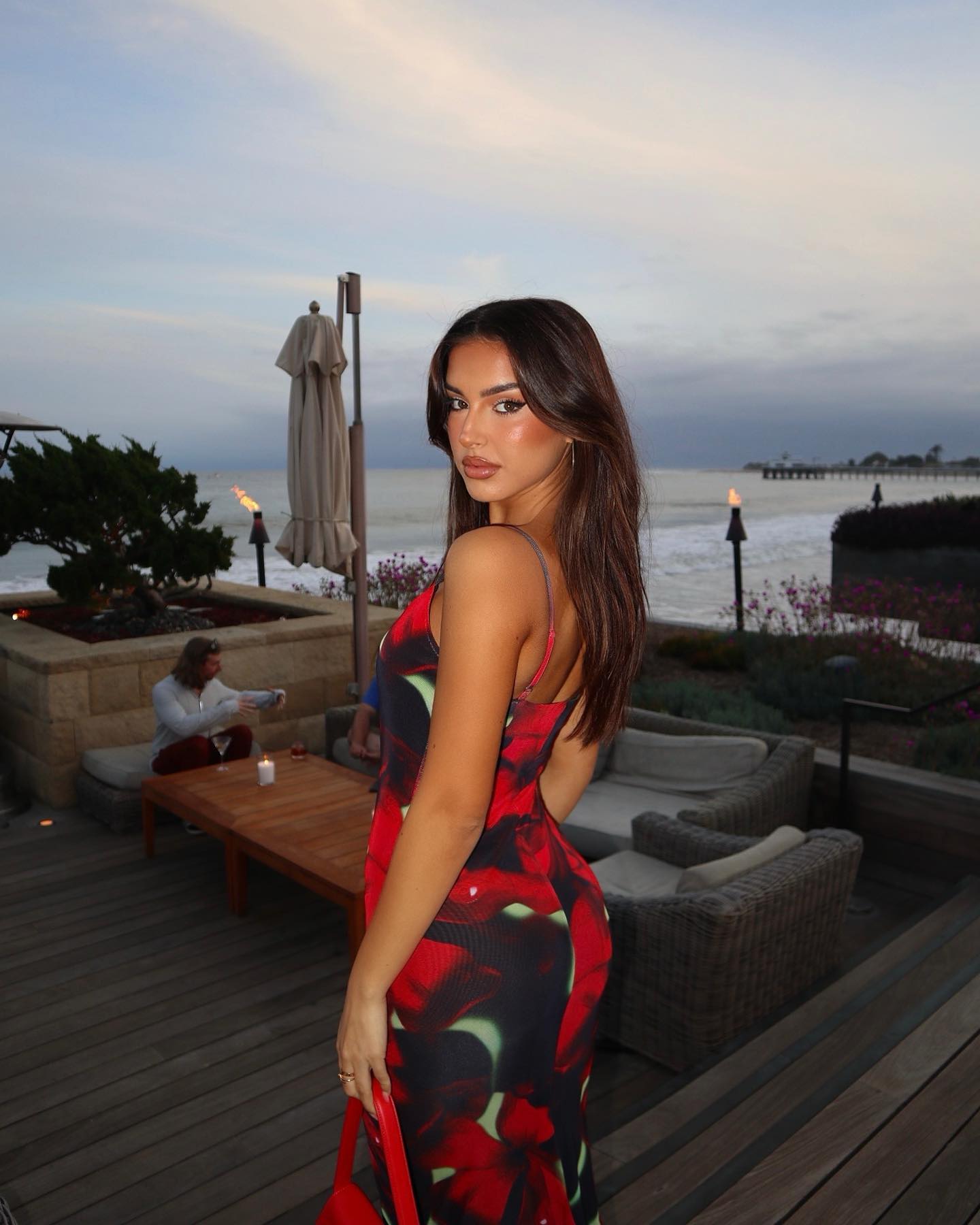 Bella Maxi Dress Hibiscus π