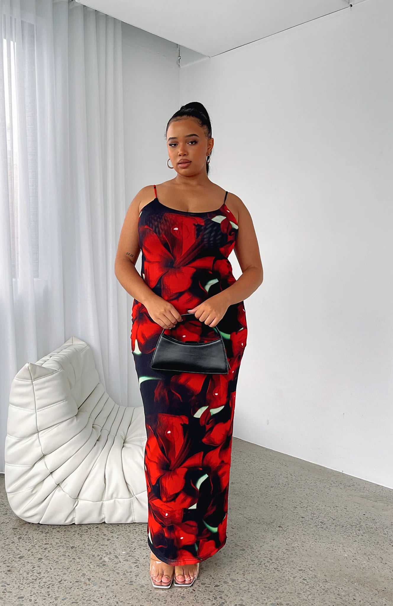 Bella Maxi Dress Hibiscus π