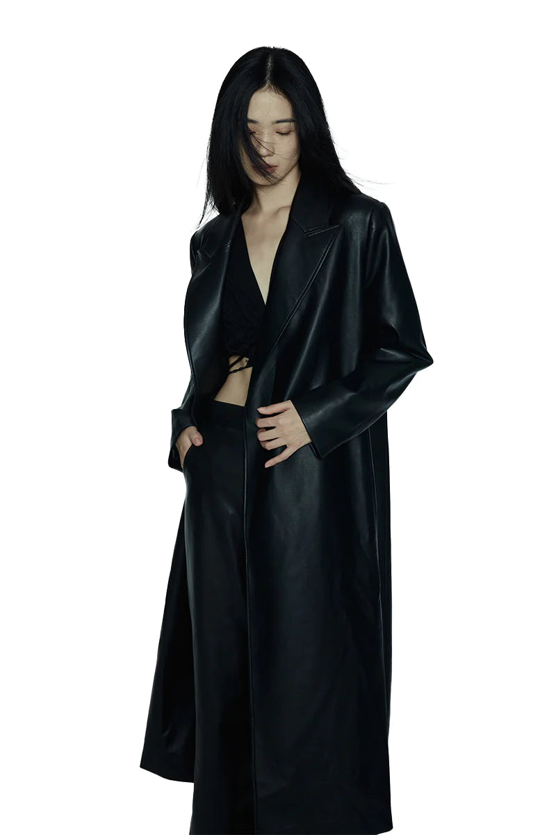 Wolfe Long Trench Coat
