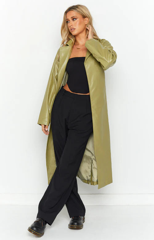 Wolfe Long Trench Coat