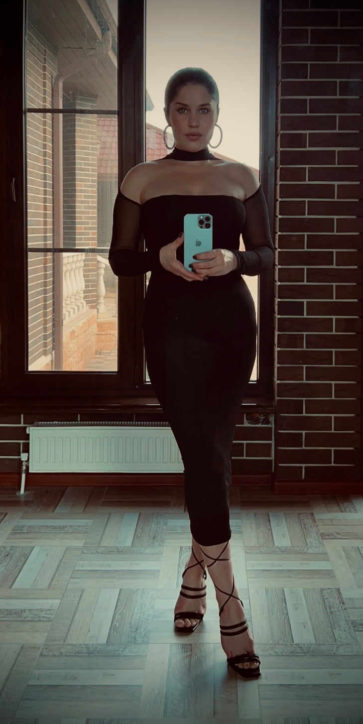 Parisienne Mesh Corset Dress