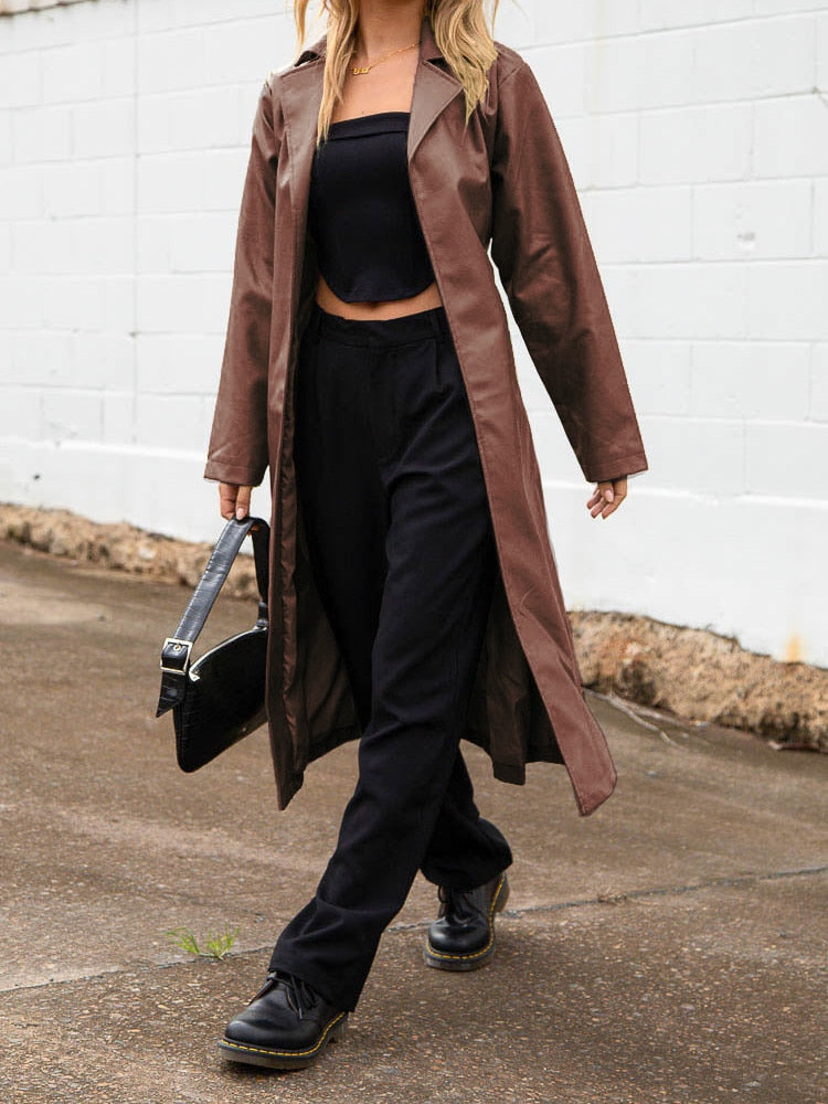 Wolfe Long Trench Coat