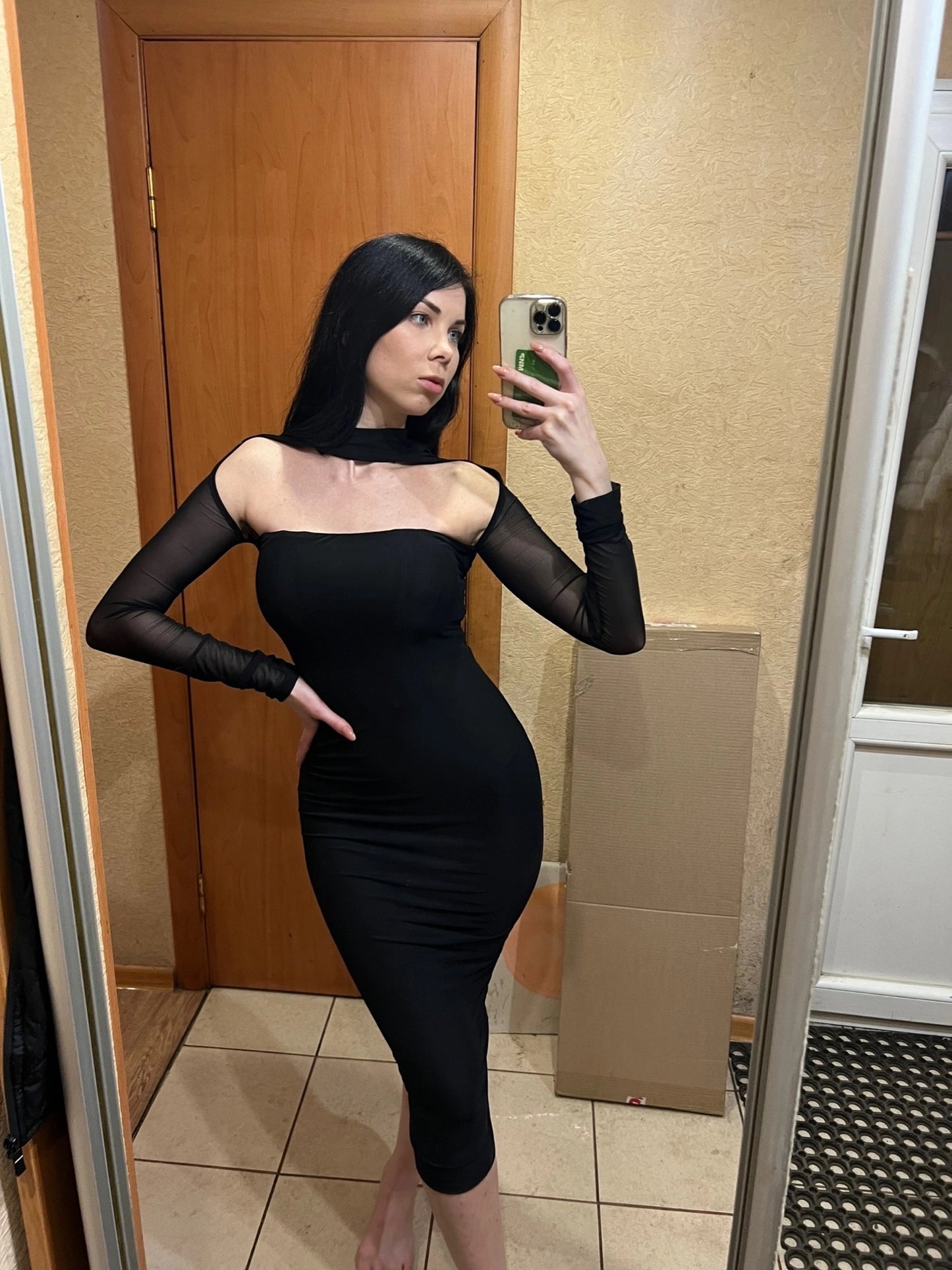 Parisienne Mesh Corset Dress