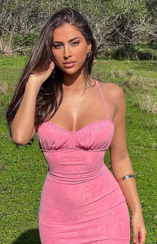 Pure Pink Maxi Dress π