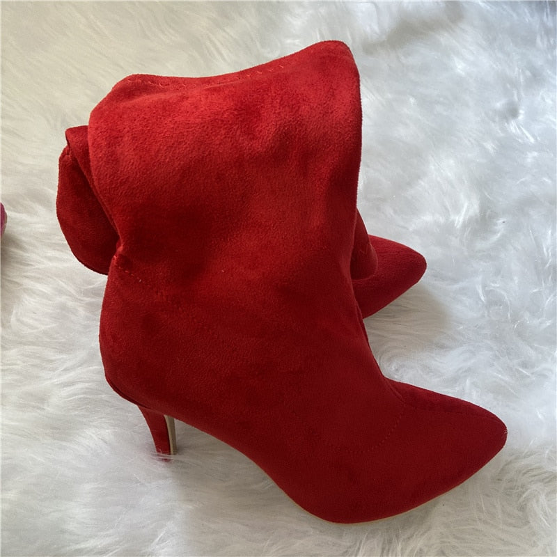 Deadwood Suede Stiletto Boots