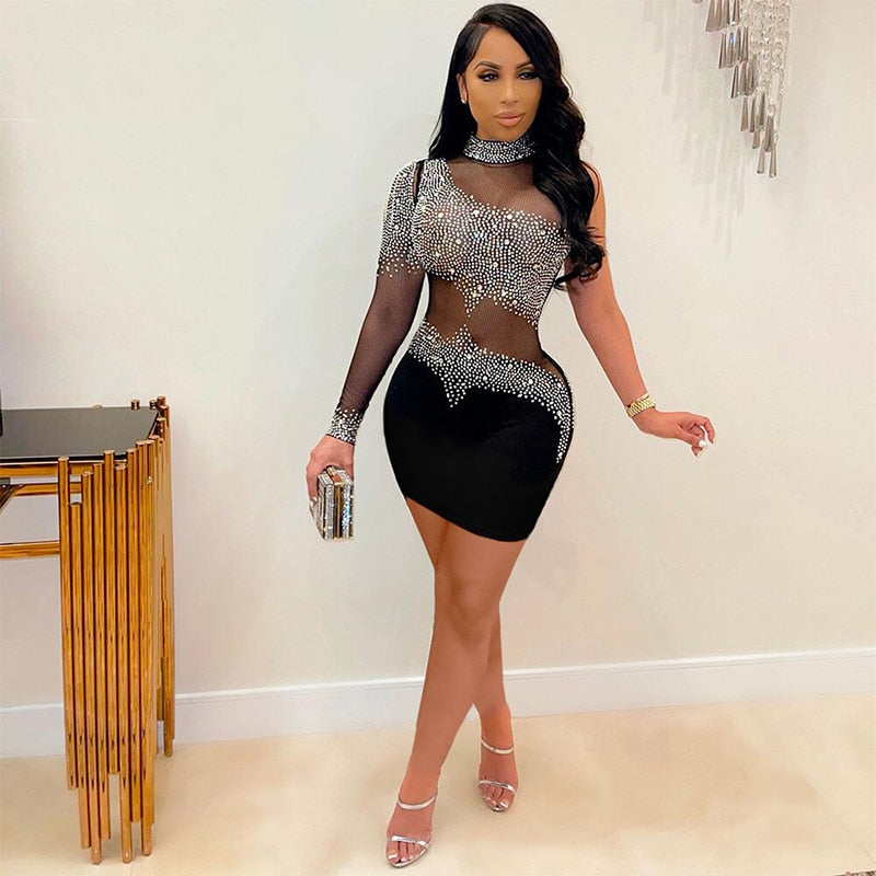 Duchess Crystal Bodycon Dress