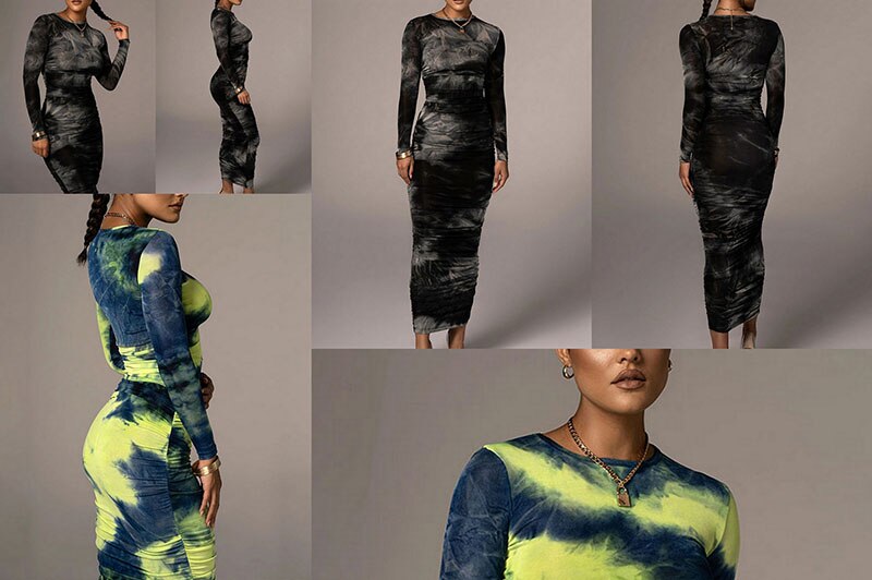 Koko Tie Die Bodycon 💜