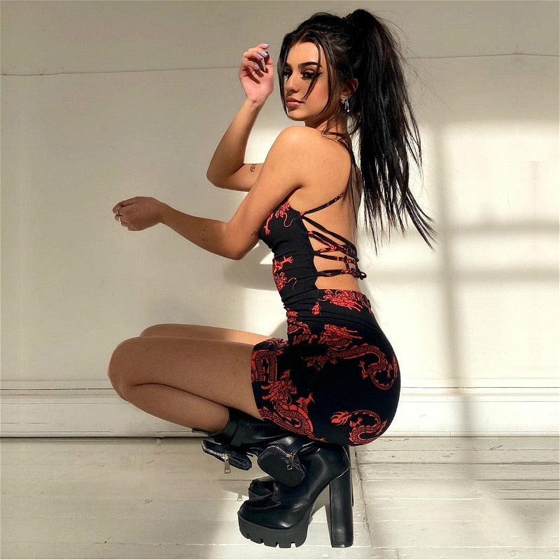 Queen of Dragons Bandage Bodycon Dress π