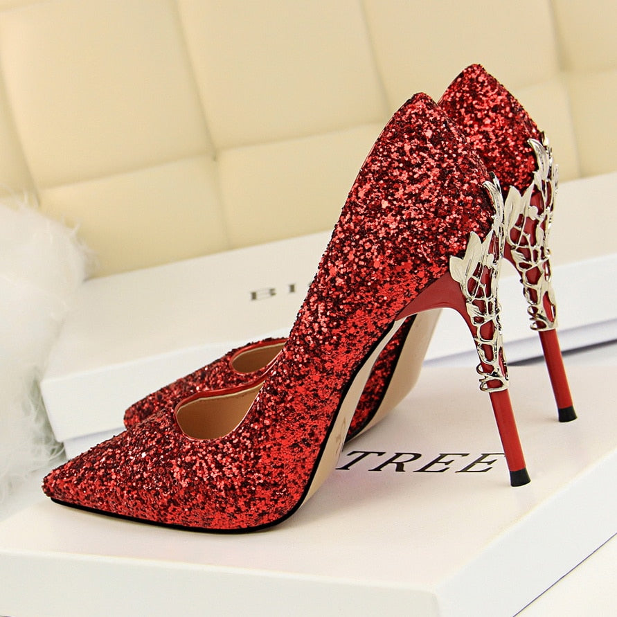 Bonanza Glitter Stiletto Heels