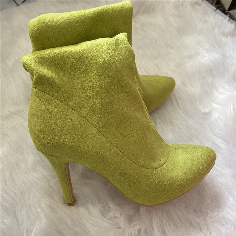 Deadwood Suede Stiletto Boots
