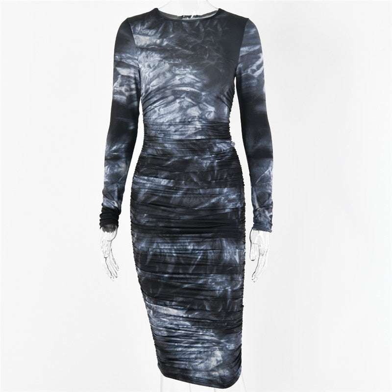 Koko Tie Die Bodycon 💜