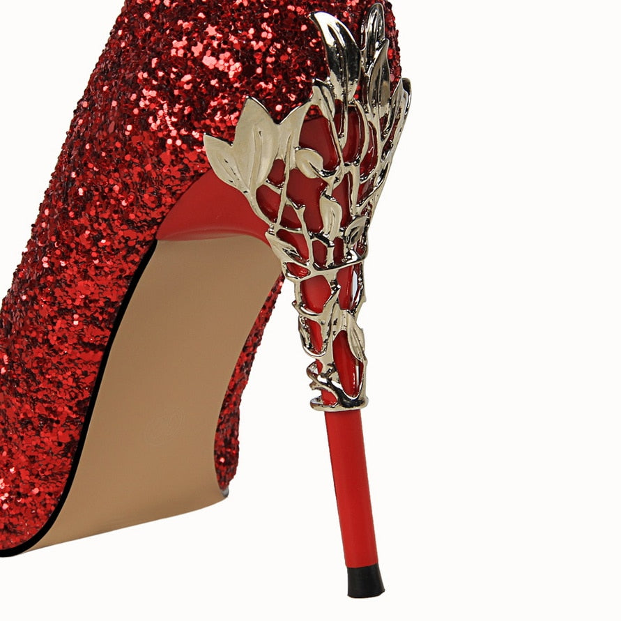 Bonanza Glitter Stiletto Heels