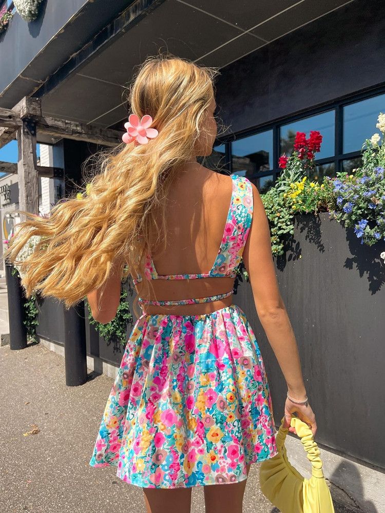 Bobby Floral Mini Dress š