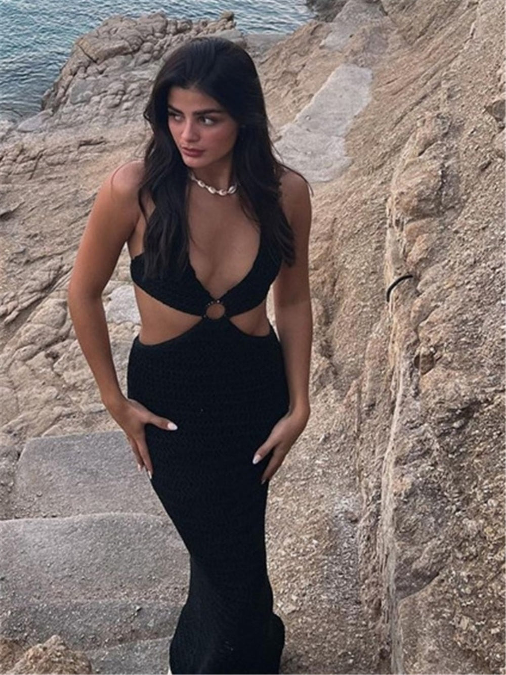 Kim Knitted Maxi Dress 💜