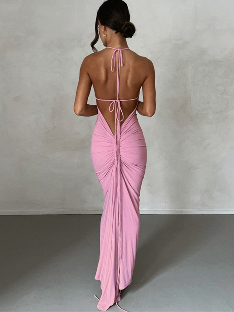 Pure Pink Maxi Dress π
