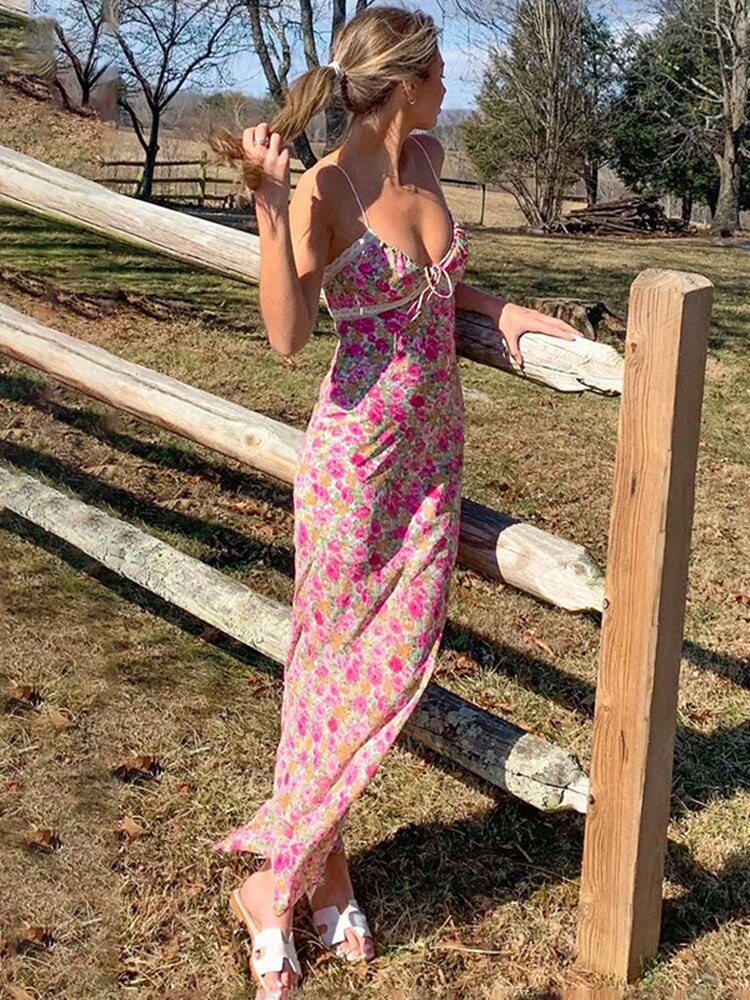 Anna maxi dress floral 💜