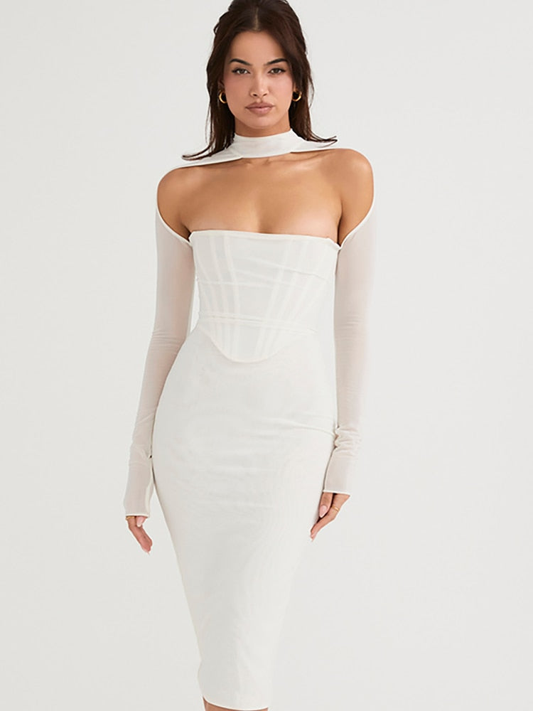 Parisienne Mesh Corset Dress