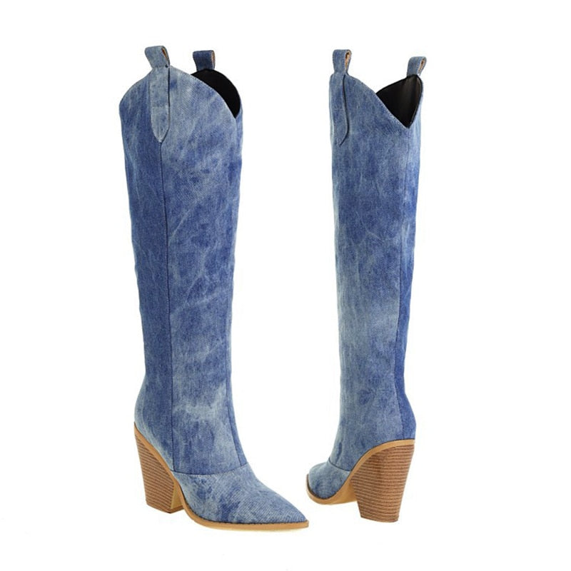 Longmire Vintage Western Cowboy Boots