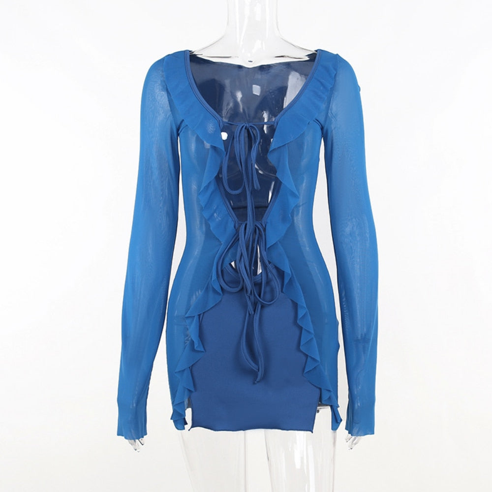 Miley Ruffle Mini Dress