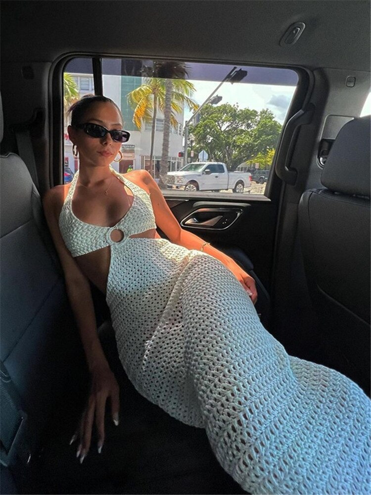 Kim Knitted Maxi Dress 💜