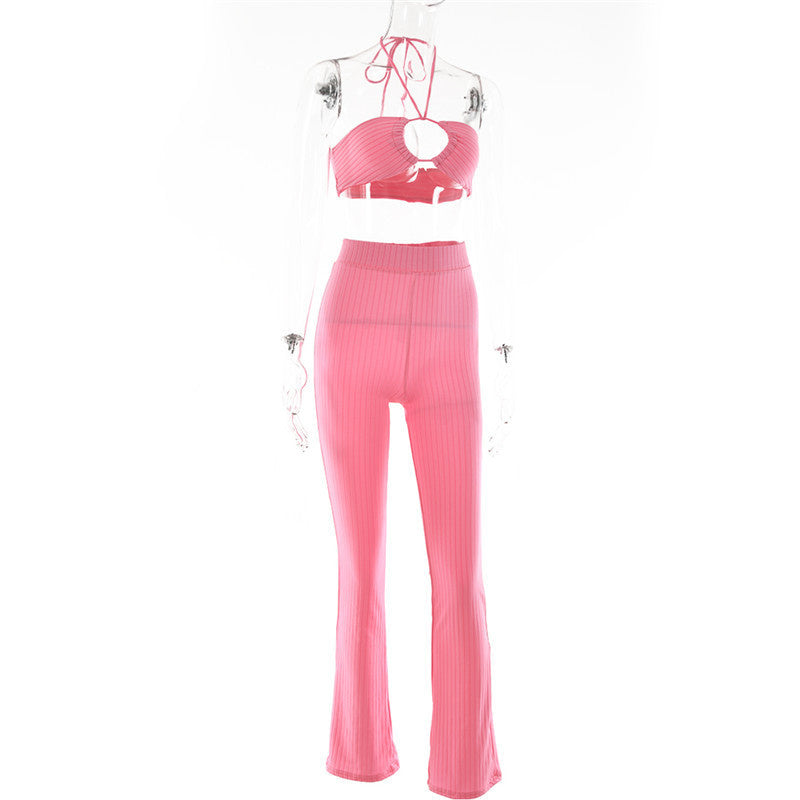 Aubrey Knitted Ribbed Two Piece Set 💜