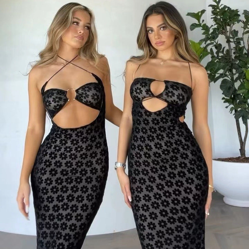 Bindi Black Floral Maxi 💜