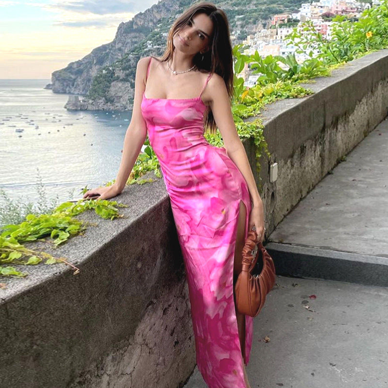Sidney Pink Tulip Midi Dress