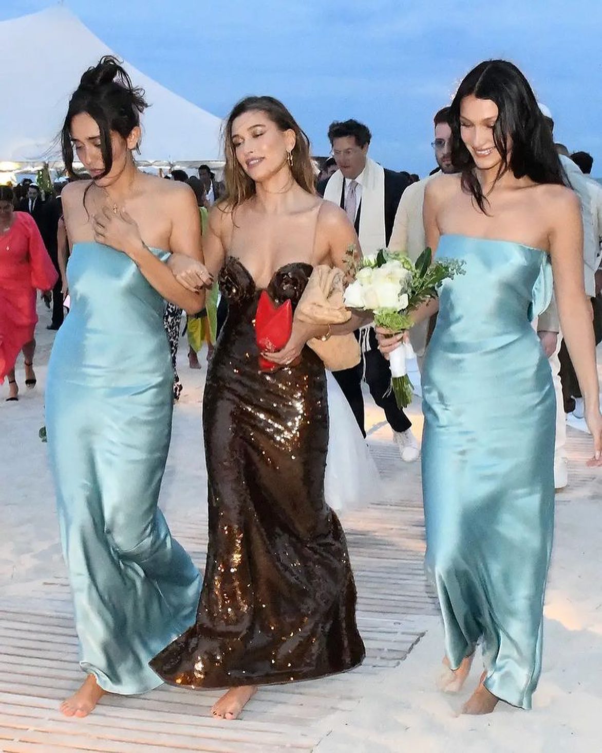 Charlie Strapless Satin Dress