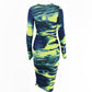 Koko Tie Die Bodycon 💜