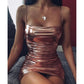 Tarus Metallic Mini Dress