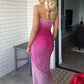 Rosie Ruched Strapless Maxi 💜