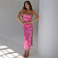Sidney Pink Tulip Midi Dress