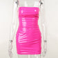 Amber Pink Mini Dress