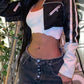 Nasty Motorcycle PU Leather Jacket