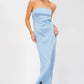 Charlie Strapless Satin Dress