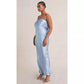 Charlie Strapless Satin Dress