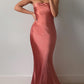 Charlie Strapless Satin Dress