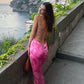 Sidney Pink Tulip Midi Dress