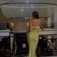 Charlie Strapless Satin Dress