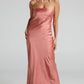 Charlie Strapless Satin Dress